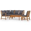 vidaXL-Muebles-de-Jardin-5-Piezas-Cojines-Mobiliario-Exterior-Hogar-Cocina-Terraza-Mesa-Silla-Asiento-Suave-Respaldo