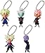 Dragon Ball Z DBZ 5PC SET Figure Keychain Ring UDM BURST 22 Gashapon Capsule