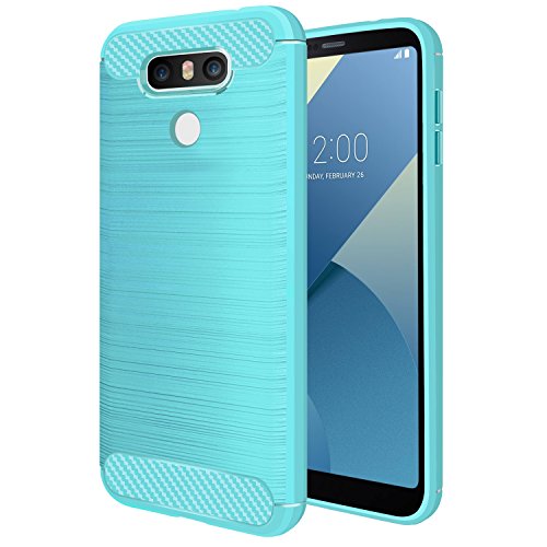 LG G6 Case,Topnow Resilient Flexible Brushed TPU Shell Ultra Thin Light Shockproof Bumper Soft Silicone Back Cover Protective Phone Cases for LG G6 – Sky blue