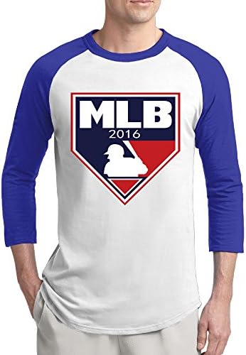 ReBorn Major Baseball 2016 Men Round Collar Raglan T-shirt RoyalBlue XXL