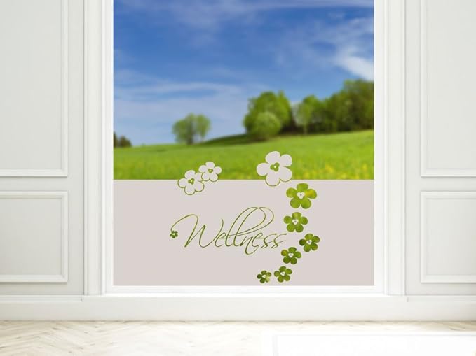 GRAZDesign Fensterfolie Milchglas selbstklebend für Bad Dusche