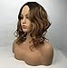 Wiginway Medium Curly Wavy Auburn Blend Wigs for Black Women Synthetic Wig Natural Looking