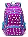 Kids School Backpacks for Girls School Bags Bookbags for Children (Purple&Blue)