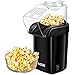 Hot Air Popcorn Popper, Aicok 1200W Fast Popcorn Maker with Measuring Cup, Removable Lid, No Oil Needed, FDA and ETL Approved, Black