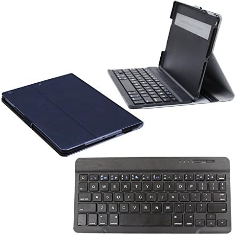 Portforlio Bluetooth Keyboard for iPad Air 1/2 , Bluebyte Portable 9.7" Smart Shell Stand Cover with Magnetically Detachable Case for iPad Air,Bluetooth Folio Keyboard Case for iPad Air .