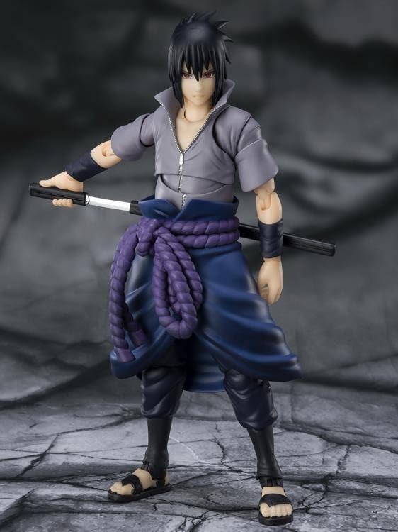 TAMASHII NATIONS - Naruto Shippuden - Sasuke Uchiha -He Who Bears All Hatred, Bandai Spirits S.H.Figuarts Action Figure