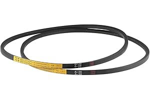 uxcell A38 Drive V-Belts 38" Pitch Length 13mm Width 8mm Thick JIS Standard A-Section Rubber Drive Transmission Belt 2pcs