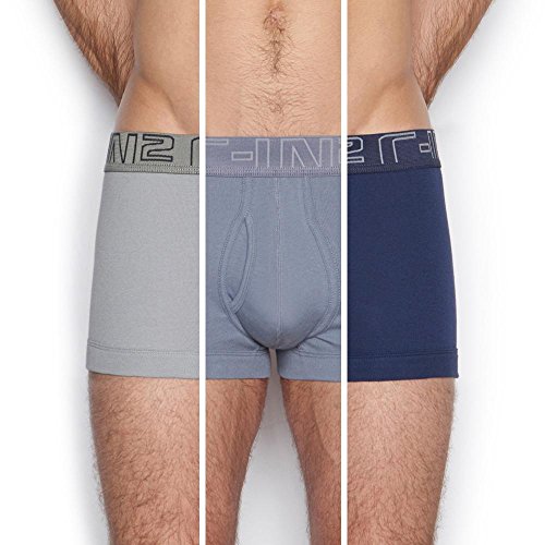 C-IN2 Men's Multipack 3Pk Trunk, Flotilla Navy, Medium