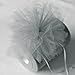 Ling's moment Tulle Fabric Bolt Tulle Ribbon Roll 6 inch x 100 Yards 300 Feet (Silver Gray) for Tulle Table Skirt Wedding Party Decorations