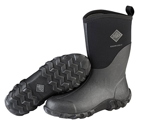 Muck Boot Edgewater II Mid Flex Foam Airmesh Lining Ruber Coverage Black M15