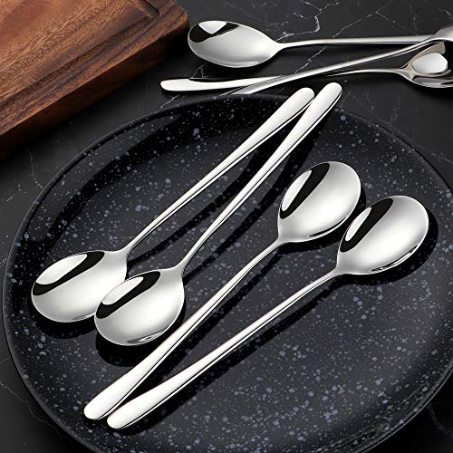 Dinner Spoon Set, Silver, Poylim - Image 7