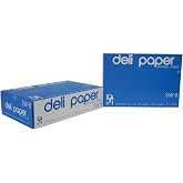 Durable Packaging Standard Weight Deli Sheets, 8" x 10-3/4" 500 Count (Pack of 12)