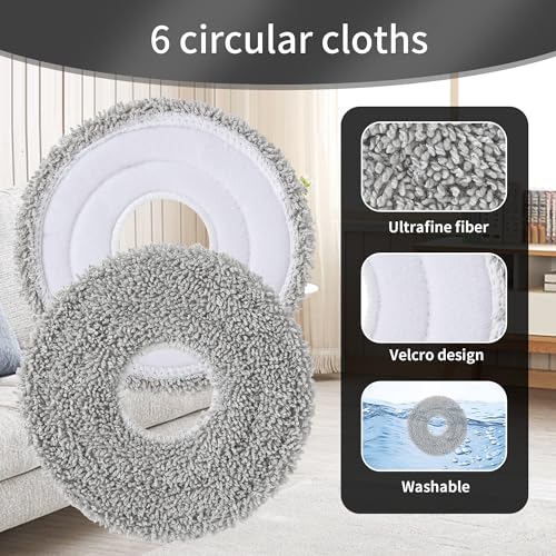 Accessories for Dreame L10s Pro Ultra Heat/L10s Ultra Gen 2/X30 Ultra/Mova E30 Ultra,Includes 6 Hand Towels, 6 Side Brushes, 6 Vacuum Bags, 4 Filters, 1 Main Brush, 1 Small Brush