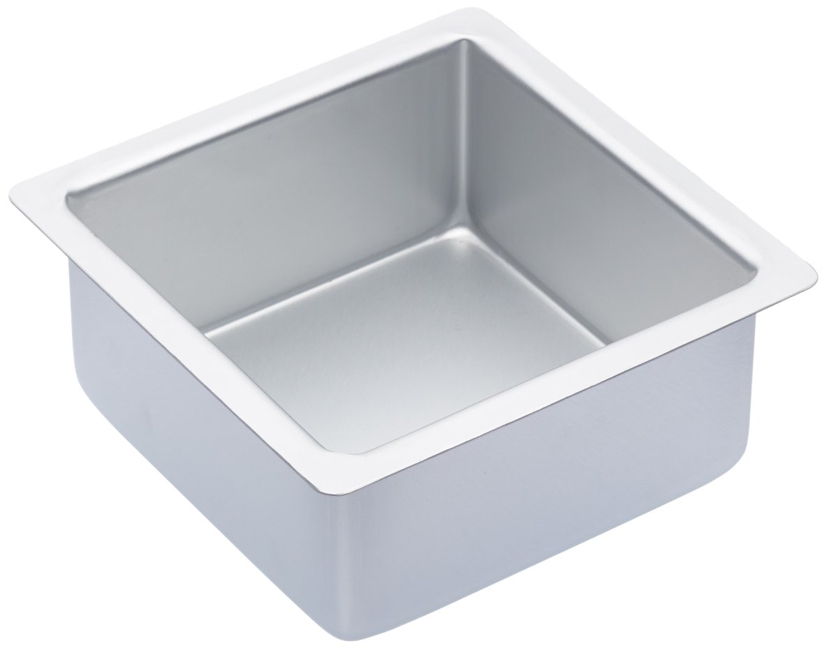 MasterClass Silver Anodised Deep Square Cake Tin, 15 cm (6") Amazon.co