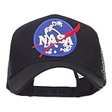 Lunar Landing NASA Patched Mesh Back Cap - Black