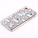 iPhone 6s Plus case,iphone 6 Plus case, liujie Liquid, Cool Quicksand Moving Stars Bling Glitter Floating Dynamic Flowing Case Liquid Cover for Iphone 6 Plus 5.5 inch(Christmas silver)