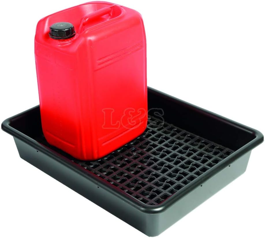 L&S Engineers 2 x 25L Drum Drip Tray 64x49x12cm with Removable Grid