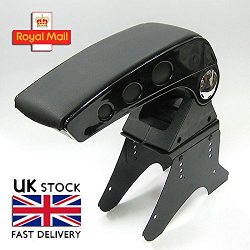 XtremeAuto Universal Armrest Center Console Soft Leather Adjustable Top