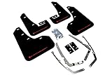 Rally Armor MF37-UR-BLK/RD Black, Red Mud Flap with