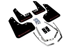 Rally Armor MF37-UR-BLK/RD Black, Red Mud Flap with