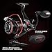 KastKing Sharky Baitfeeder III Spinning Reel 10+1 Shielded Stainless Steel BB - Carbon Fiber Drag for Live Liner Bait Fishing Action