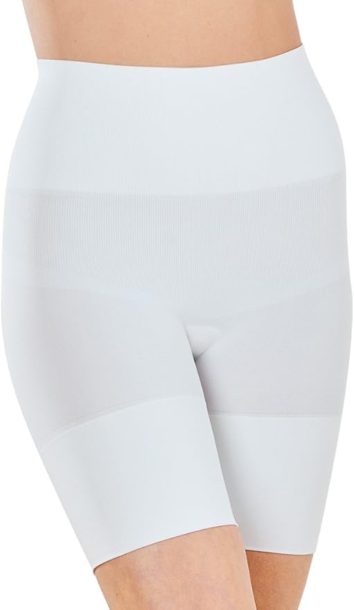 AmeriMark Seamless Mid Waist Thigh Leg Control Briefs at Amazon Women’s