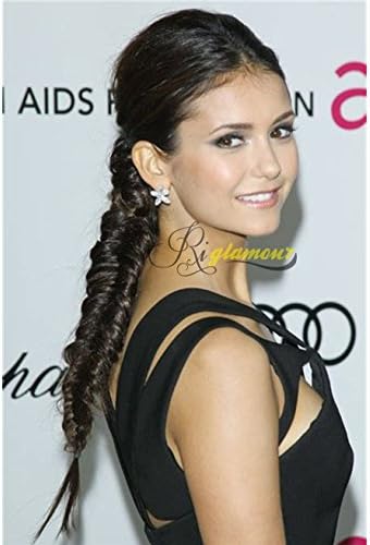 Riglamour Fishtail French Braid Wig Synthetic Braided Hair Lace Front Wigs for Women Heat Resistant 100% Fiber Black #1b (20 Inches)
