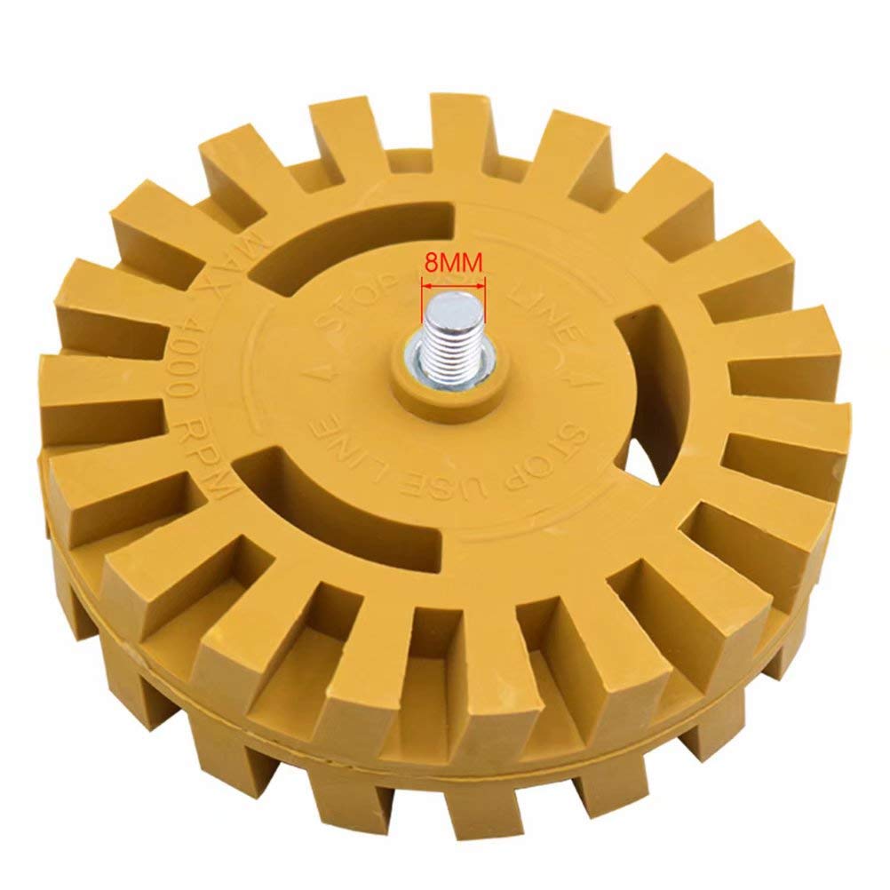 Car Decal Remover for Vinyl Decals Rubber Eraser Wheel with Drill