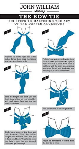 100% Silk Navy Blue Self Tie Bow Tie by John William