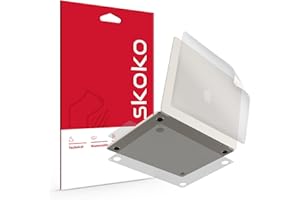 skoko Invisible Matte Full Body Skin for MacBook Air 15 M5 M4 2026 2025 2024 2023 M3 M2 Premium TPU Anti Scratch Protective F