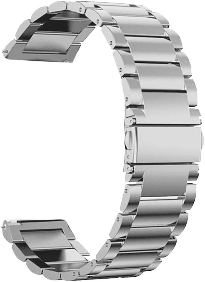 For Huawei Watch GT2 46 mm metal bracelet, colourful solid stainless steel watch strap, quick release replacement wrist strap for Huawei Watch GT2 46 mm, ladies and men.