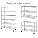 Payhere 6-Tier Heavy Duty Wire Shelving Unit - 4800 LBS Capacity, NSF Certified Metal Rack w/Wheels, Adjustable Storage Organizer for Garage/Restaurant/Kitchen (72