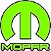 MOPAR green & black sticker decal