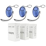 HXDZFX Emergency Personal Alarm,140DB Self-Defense Electronic Device Security Alarm Keychain With LED Light For Women Kids Girls Elderly Safety