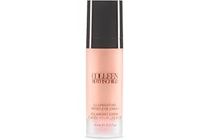 COLLEEN ROTHSCHILD Illuminating Tinted Eye Cream | Instant Brightening Effect | Nourishes & Targets Dark Circles | With Hyaluronic Acid, Caffeine, Pearlized Pigments & Peptides (0.5 fl oz)
