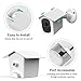 Wall Mount Bracket for Arlo Pro and Arlo Pro 2 - Waterproof 360 Degree Adjustable Indoor and Outdoor Mount Cover Case for Arlo PRO Camera(White, 2 Set)
