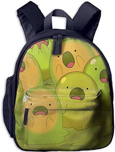Baby Boys Girls Toddler Surprised Slime People Pre School Bag Backpack Satchel Rucksack Handbag Navy