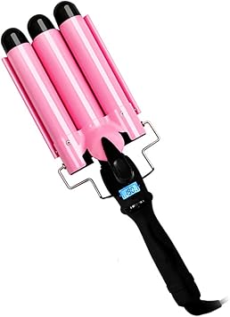 Hair Curling Iron Wand Adjustable Temperature Professional 25mm