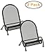 Halter Universal Steel Mesh Desktop Cell Phone Stand/Smartphone Stand/Facetime Stand - Black - 2 Pack