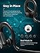 Mpow A6X Bluetooth Headphones Sport, Sport Wireless Headphones w/BT 5.0/Bass/2 EQ, IPX6 Waterproof Stereo Headphones, 9 Hrs Playtime, Wireless Earbuds for Running w/CVC6.0 Noise Canceling Mic,Black