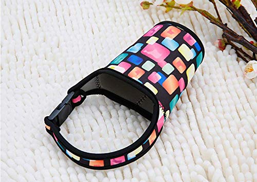 Inf-way Eco-Friendly Neoprene Coffee Cup Sleeves, Reusable Hand Drinks Scald-Proof Cup Cover for Party Christmas Day Coffee Jacket (Dream Color 5 Pcs)