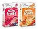 Plum Organics Teensy Fruits Bundle: 1 Box each of Peach and Berry Soft Fruit Snacks