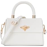 Milan Chiva Small Top Handle Purses for Women Mini Satchel Crossbody Bag Elegant Square Bag
