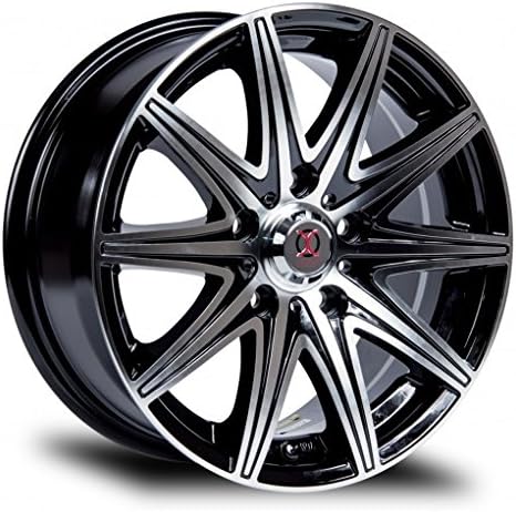 IX001, 17 x 7.5, 5 x 114.3, 45, 73.1, BLACK MACHINED SET OF 4 081147