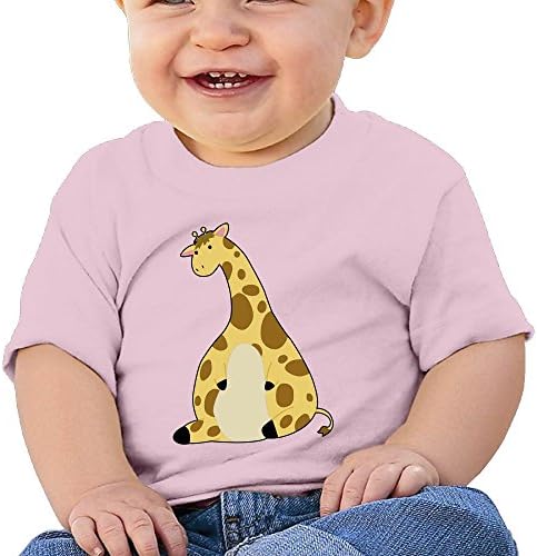 NYCOPI MICJP Toddler/Infant Kids The Giraffe Clothes Summer Short-Sleeve Cotton Tee Shirt 24 Months