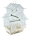 EDM Bird Cage House Style – White – Starter Kit, Swing Perch Feeders – Two Storythumb 2
