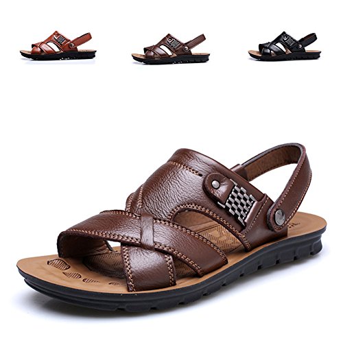 Cior men s leather sports sandals summer outdoor…