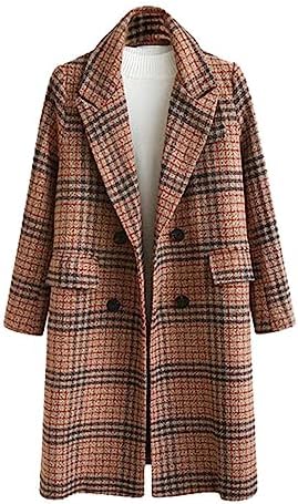 Amazon.com: CHARTOU Women's Winter Oversize Lapel Collar Woolen
