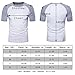 MUSE FATH Mens Casual Raglan T-Shirt, 100% Cotton Short Sleeve Baseball Jersey Tee Shirt
