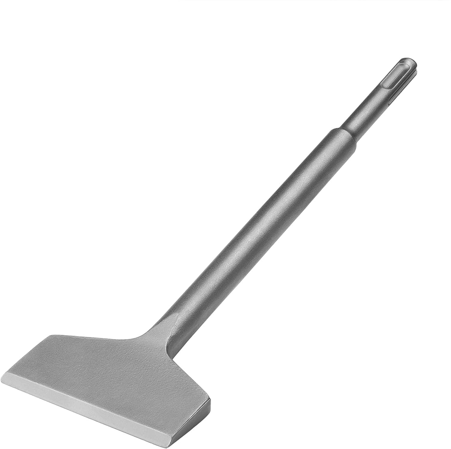 Nucraft SDS-Plus Tile Chisel, Wide Spade250mm x 75mm, 15° Bent Scraperfor Removal of Ceramics & Tiles SDS Flat Chisel